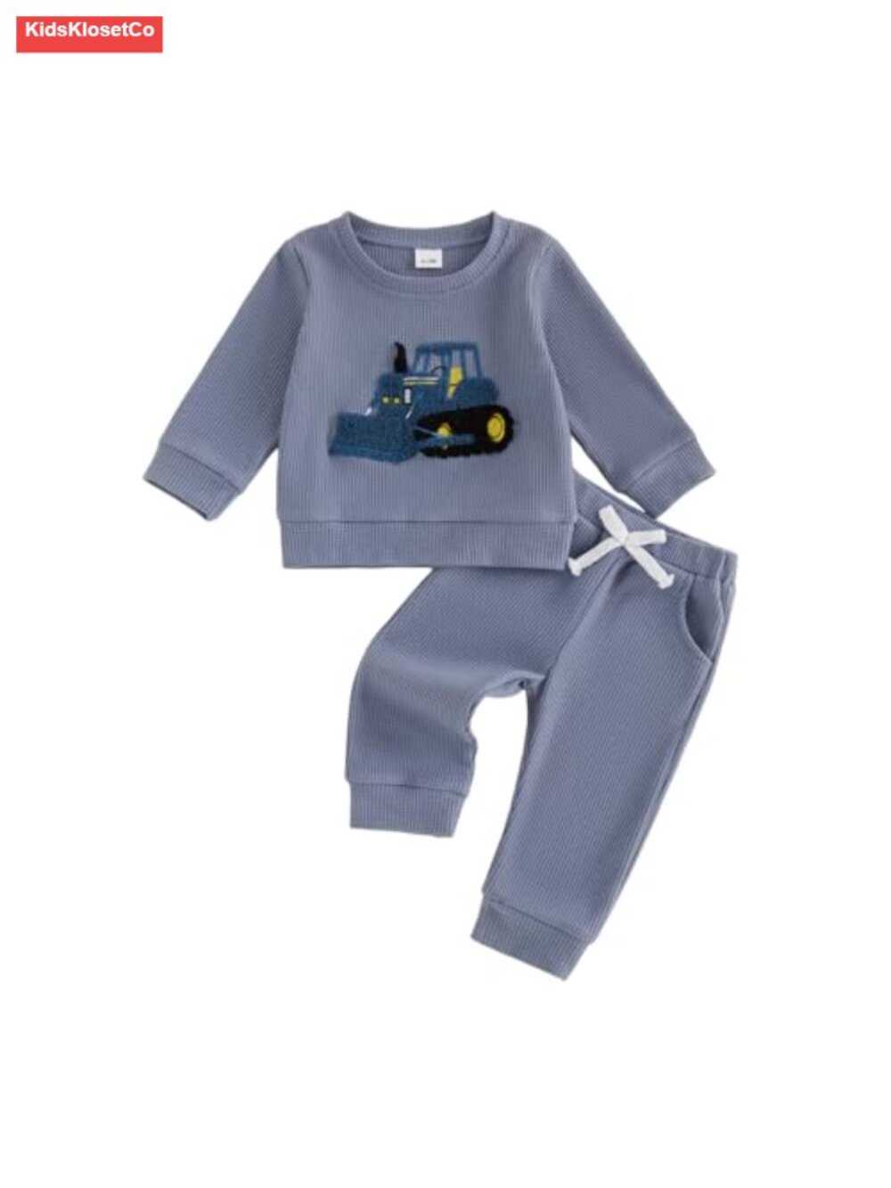 Baby Boy Fall Sweatshirt Pants Set Embroidery Toddler